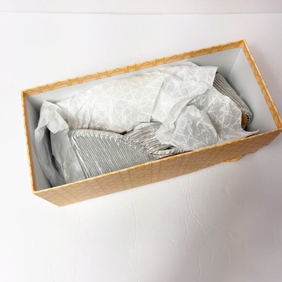 JEWEL BADGLEY MISCHKA WOMEN'S HYPE KNOT WEDGE EVENING SANDALS SIZE 5 1/2 NEW - Picture 5 of 9